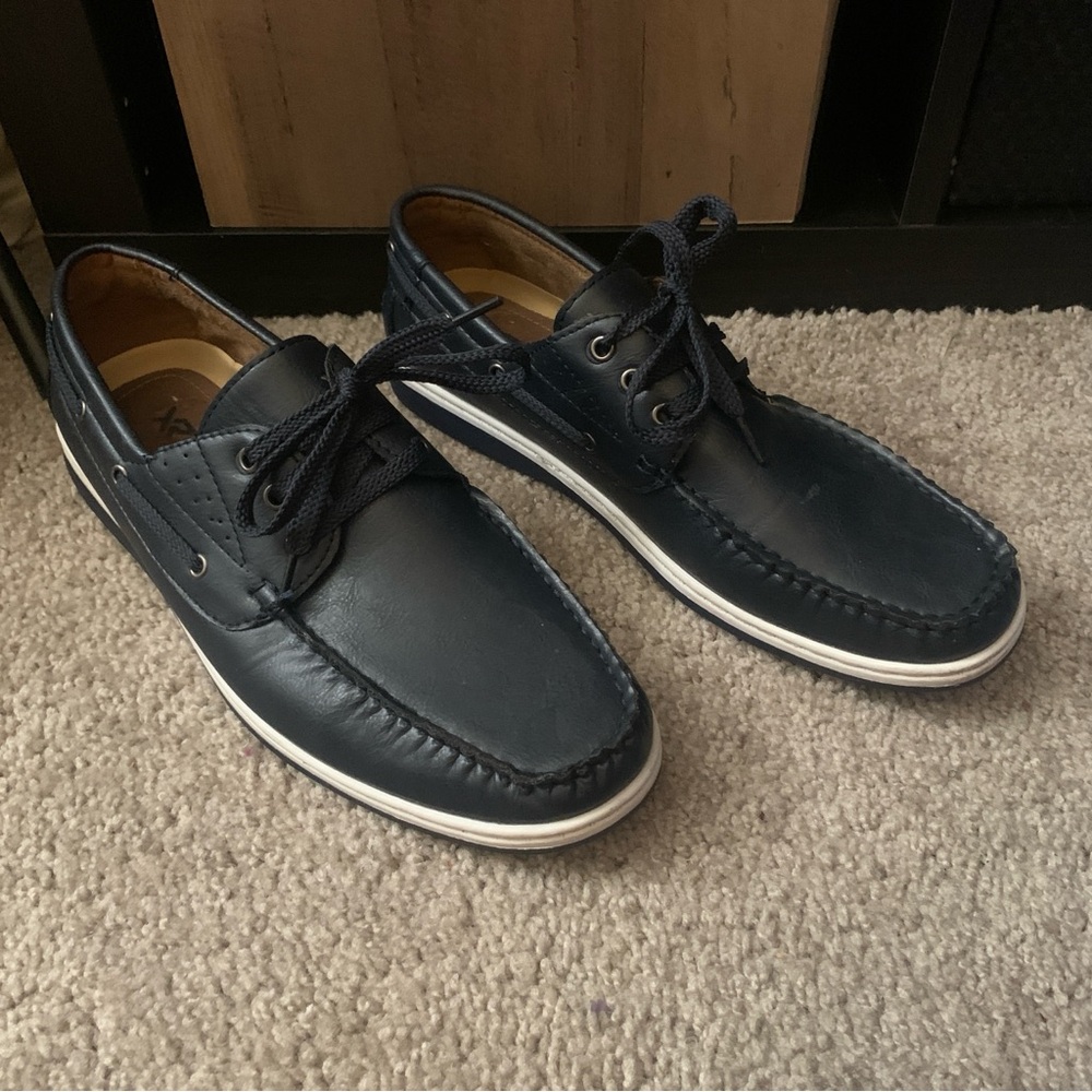 X-ray ultimate comfort Men's Navy Boat Shoes size 11